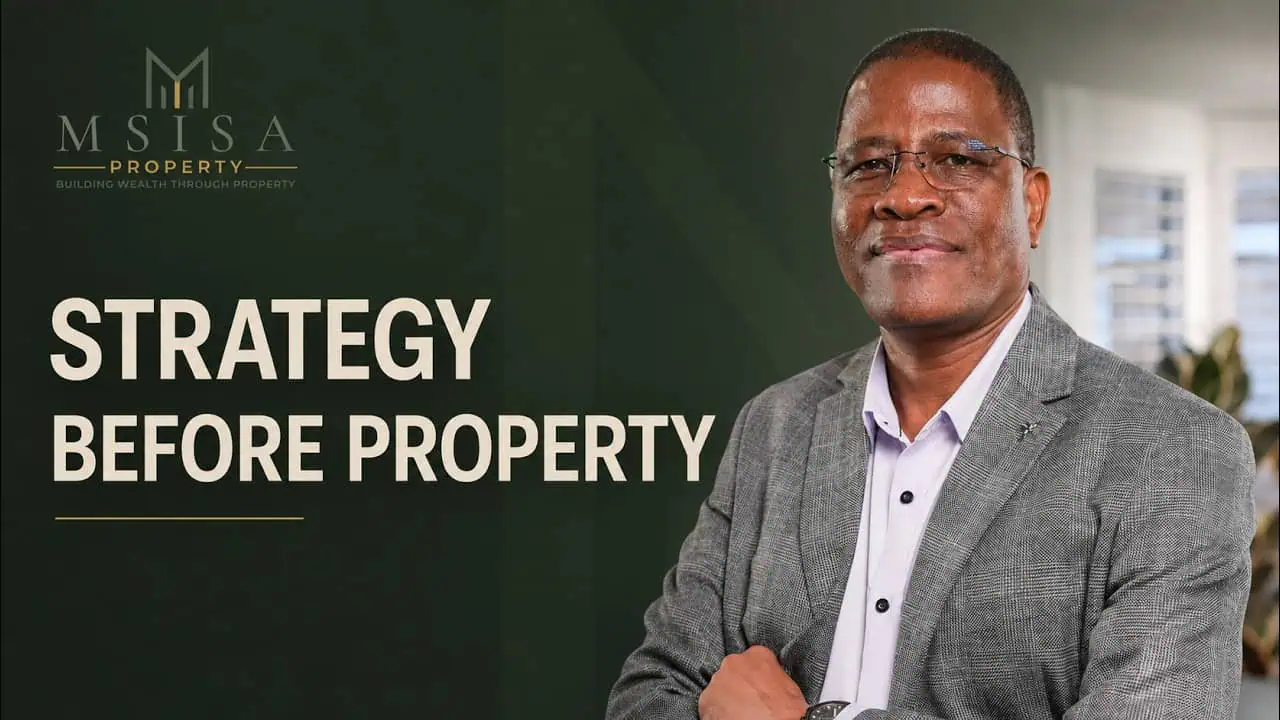 Sanders Muleya, founder of Msisa Property, introducing the company’s property investment approach